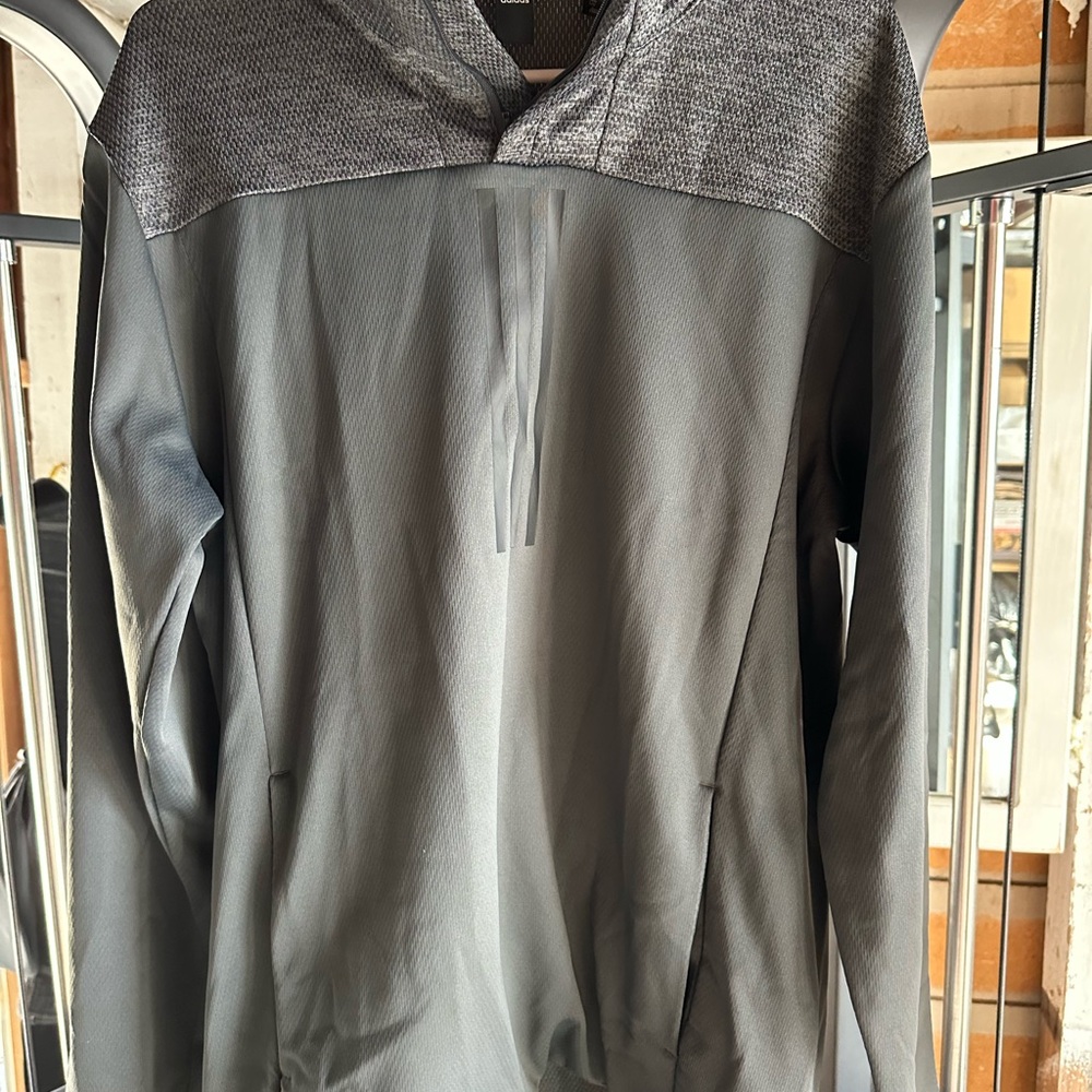 Men's Gray Hoodie Jacket